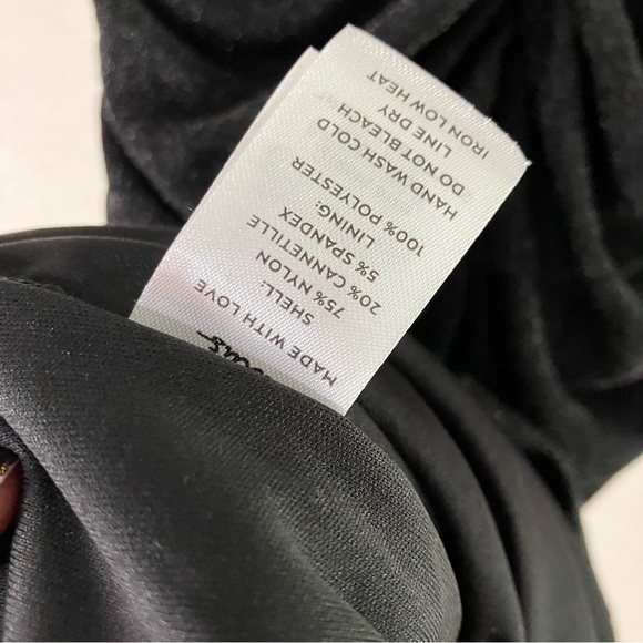 Lulu’s Boldest Babe Black Sparkly Ruched Bustier Bodycon Dress - Picture 12 of 12